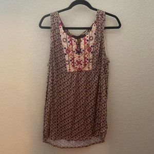 Anthropologie Embroidered Top